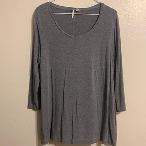 Cato 3/4 sleeve shirt Grey super comfortable.